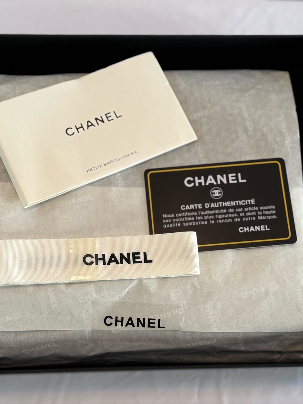 CHANEL 19 Wallet On A Chain Black Lambskin With Gold Hardware - Picture 13 of 14